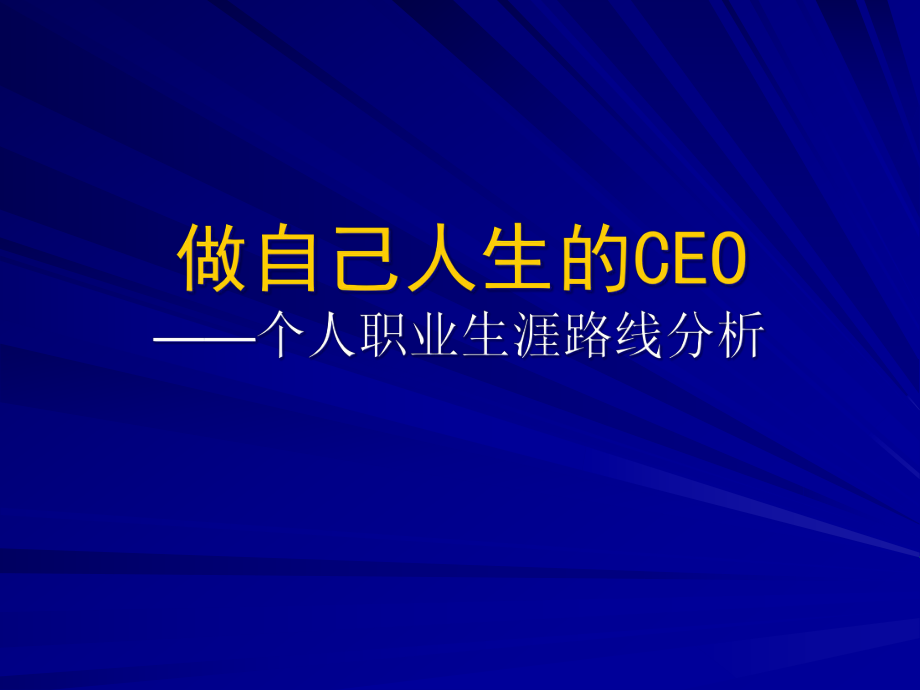 CEO管理运营之道做自己人生的CEO47182785_第1页