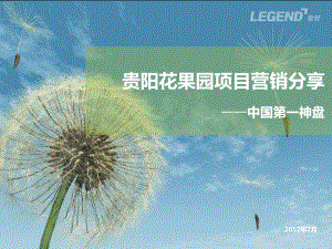 中国第一神盘：贵阳花果园项目营销分享