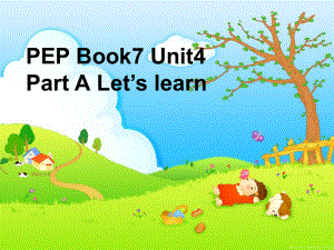 六年级上英语课件Unit4PartALetslearn人教PEP版