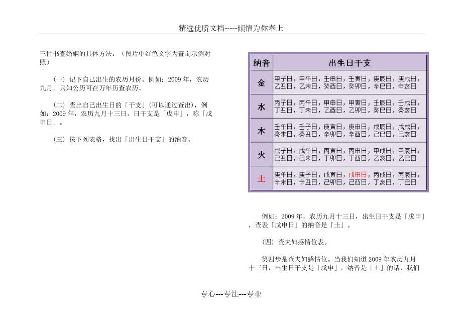 三世书查婚姻的具体方法_第1页