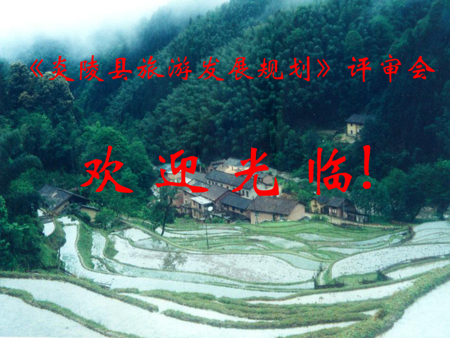 炎陵县旅游发展规划评审_第1页