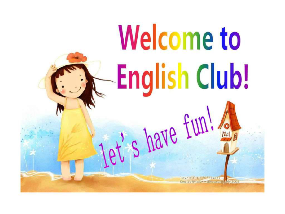 英语活动EnglishClub_第1页