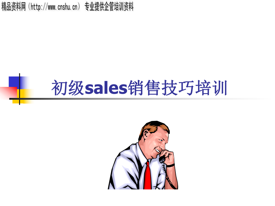 初级sales销售技巧培训(PPT46)_第1页