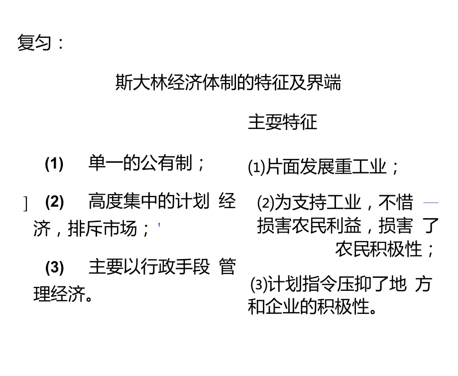 高中歷史第21課《二戰(zhàn)后蘇聯(lián)的經(jīng)濟改革》課件新人教版必修2_第1頁